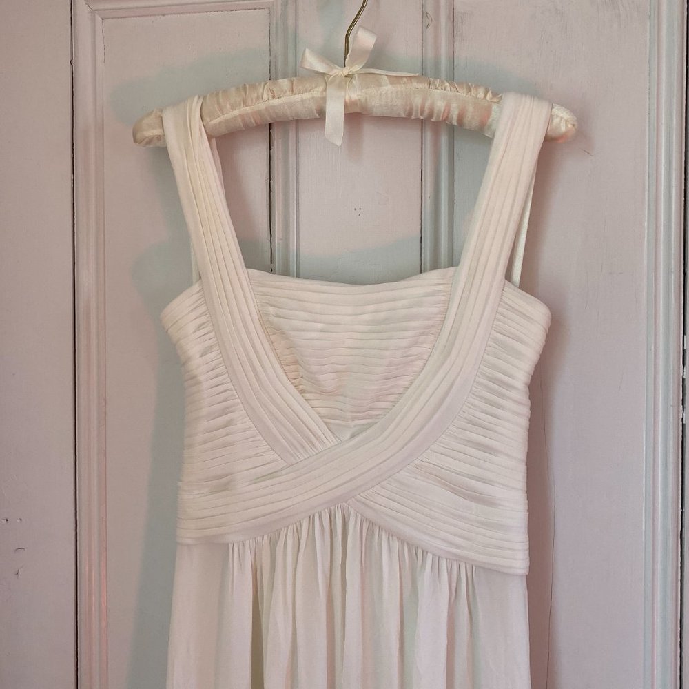 GORGEOUS soft pleated BCBGmaxazria gown dress S